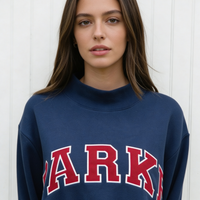 Navy Blue-Red