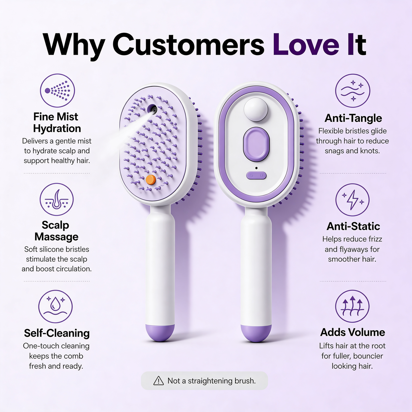 Avure Steam Detangling Brush